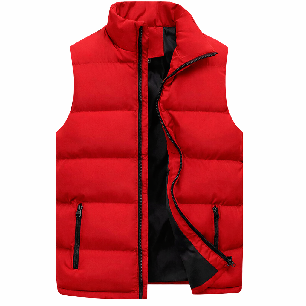 Chaleco versátil para hombre, ligero y con cremallera. Ropa exterior casual sin mangas, ideal para el entretiempo.
