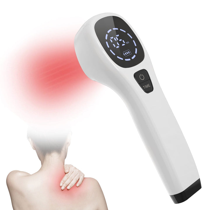 Dispositivo portátil de terapia de luz roja, alivio muscular y articular, fototerapia en casa.