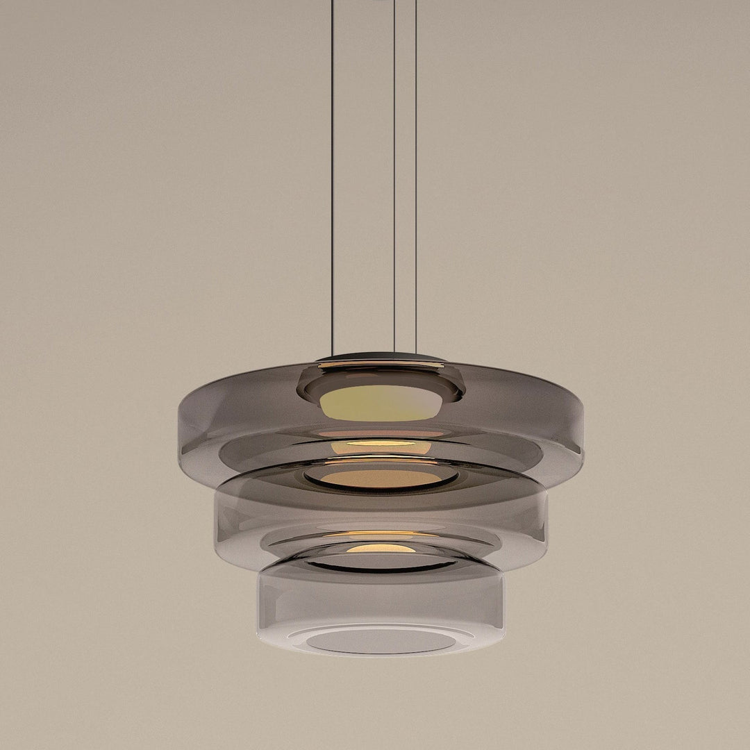 Lámpara de techo estilo Bauhaus, iluminación moderna y diseño elegante para interiores.