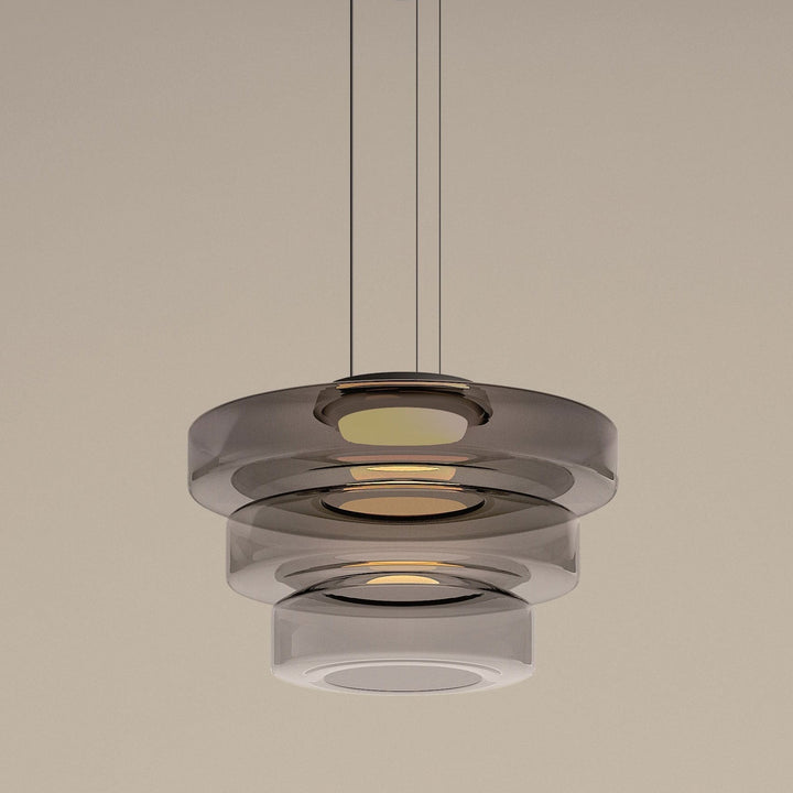 Lámpara de techo estilo Bauhaus, iluminación moderna y diseño elegante para interiores.