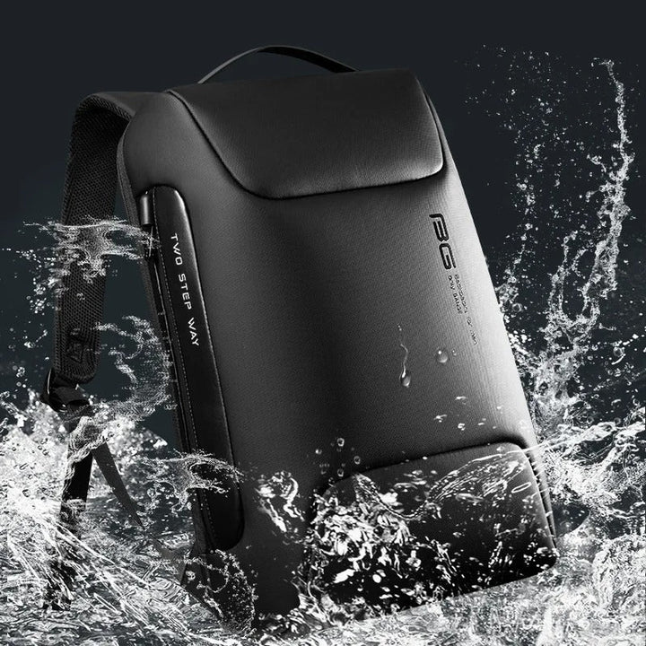 Mochila ejecutiva antirrobo para ordenador 15.6", perfecta para viajes seguros y uso diario urbano.