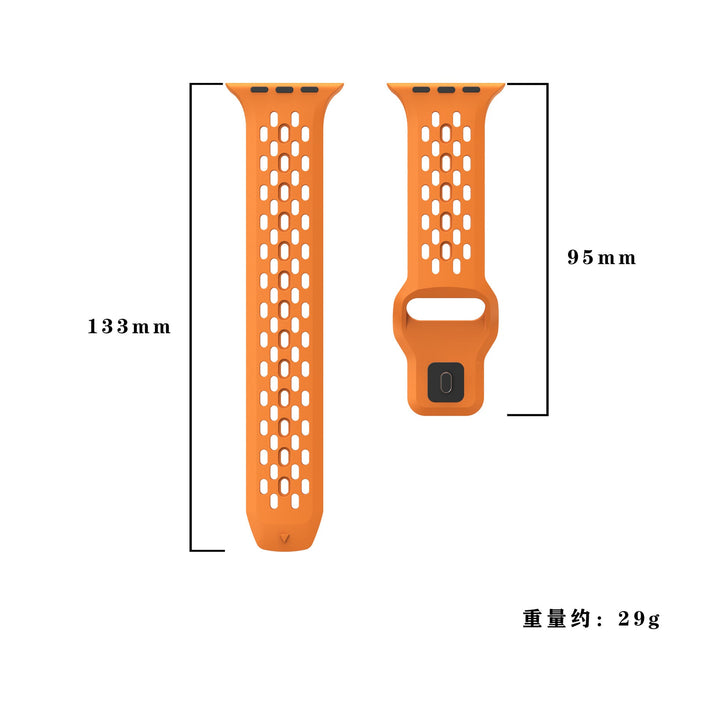 Correa de caucho FKM para reloj inteligente, diseño ergonómico y transpirable. Gran accesorio deportivo.