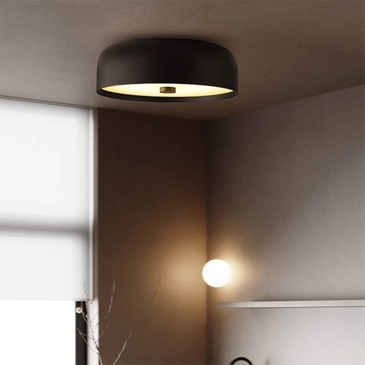 Lámpara de techo LED redonda y minimalista, ilumina tu hogar con un toque moderno y sofisticado.