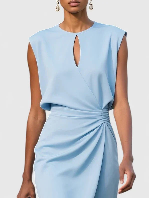 Vestido femenino, elegante y sofisticado para mujer. Ideal para eventos formales, fiesta o boda.