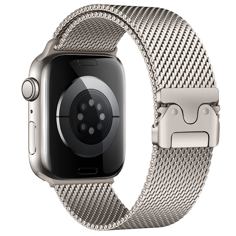 Correa Milanese con ajuste rápido y seguro, acero inoxidable, unisex, para reloj inteligente.