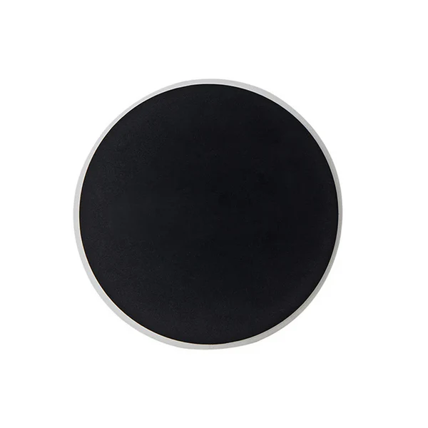 Lámpara de pared redonda LED, ideal para fachadas. Iluminación exterior segura.