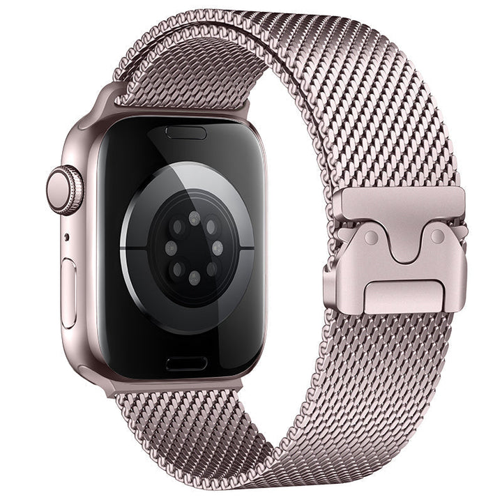 Correa Milanese duradera de acero inoxidable, ideal para uso diario con tu reloj inteligente, unisex.