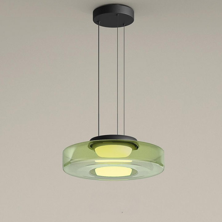 Lámpara colgante, diseño minimalista, con luz cálida para tu decoración nórdica.