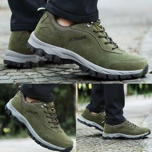 Zapatos casuales marrón sin cordones para hombre. Ofrecen comodidad ortopédica y soporte para pies sensibles.