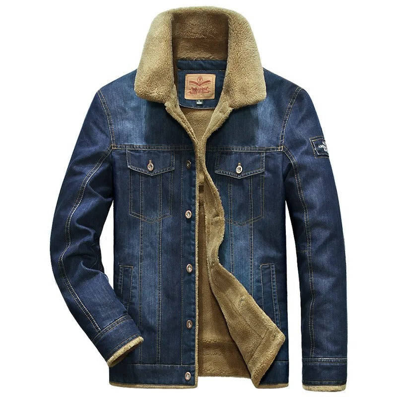 Chaqueta casual azul claro para hombre, de invierno. Estilo masculino y comodidad para el día a día.