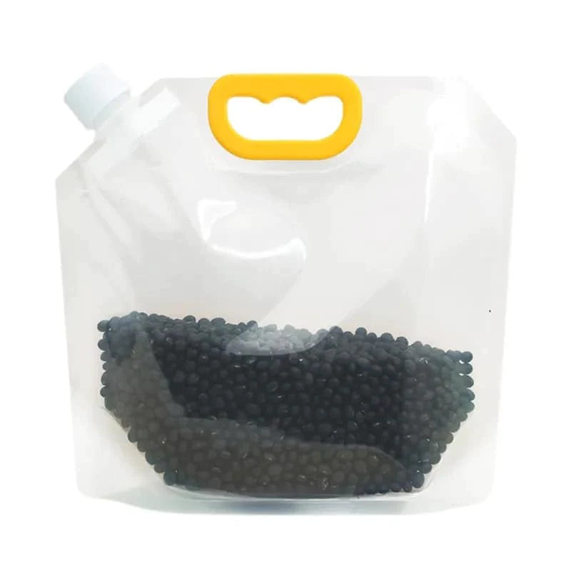Set de bolsas reutilizables sin BPA para alimentos, ideales para organización y conservación en la cocina.