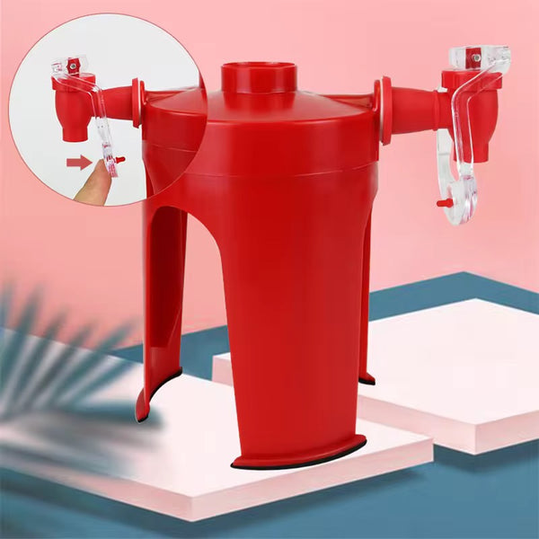 Útil dispensador de bebidas y líquidos para el hogar. Sirve con precisión y sin derrames, muy práctico para la familia.