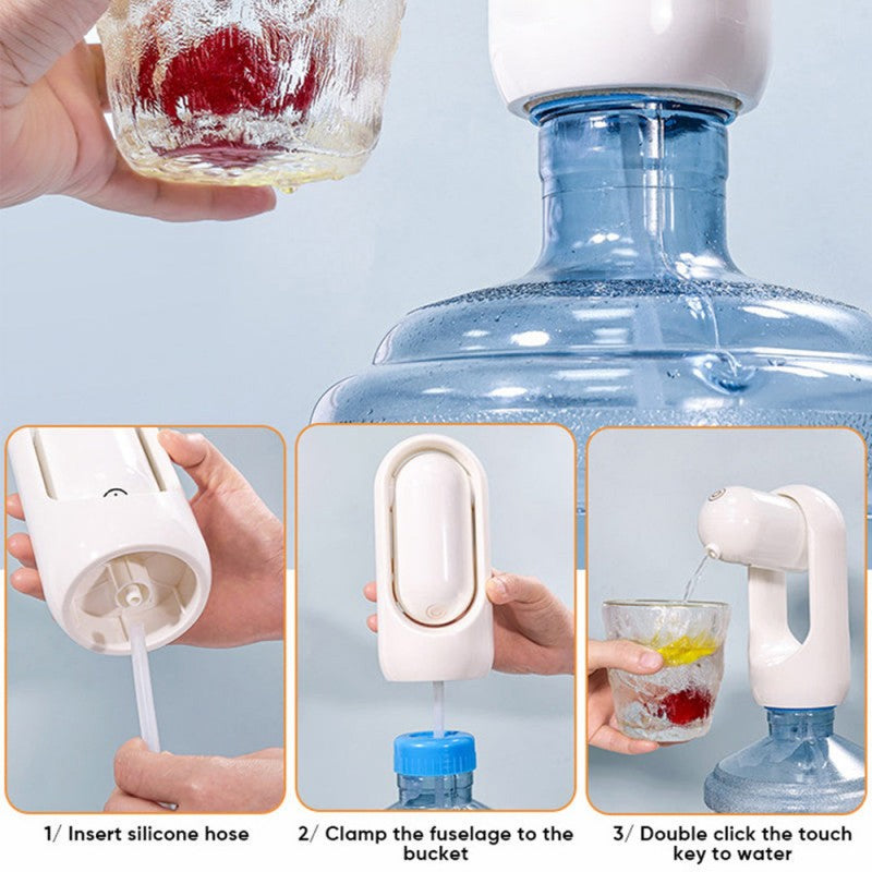 Dispensador de agua automático plegable. Ideal para oficina, hogar y viajes, siempre con agua fresca.