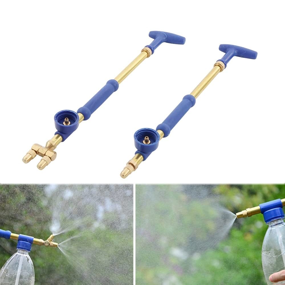 Pulverizador manual para plantas y jardín, herramienta eficiente para riego y aplicación de fertilizantes.