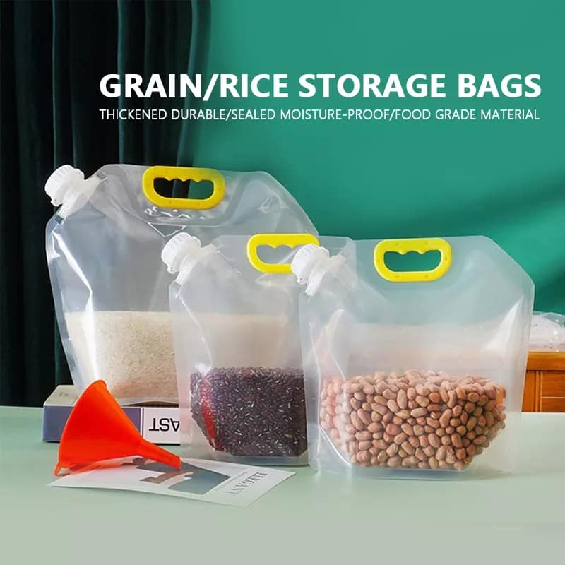 Organiza tu cocina con bolsas herméticas transparentes que mantienen la frescura de tus alimentos por más tiempo.