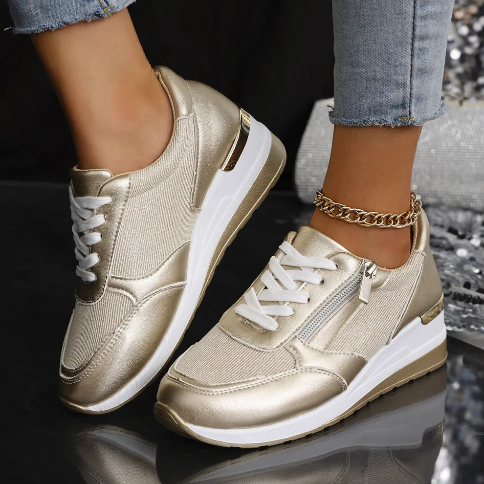 Zapatillas mujer ligeras y transpirables para confort diario. Calzado casual moderno ideal para caminar.