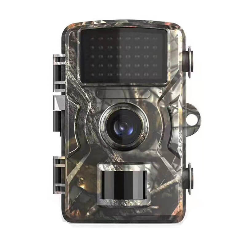 Cámara de caza discreta con visión nocturna invisible, graba 1080P y 16MP para el seguimiento de animales.
