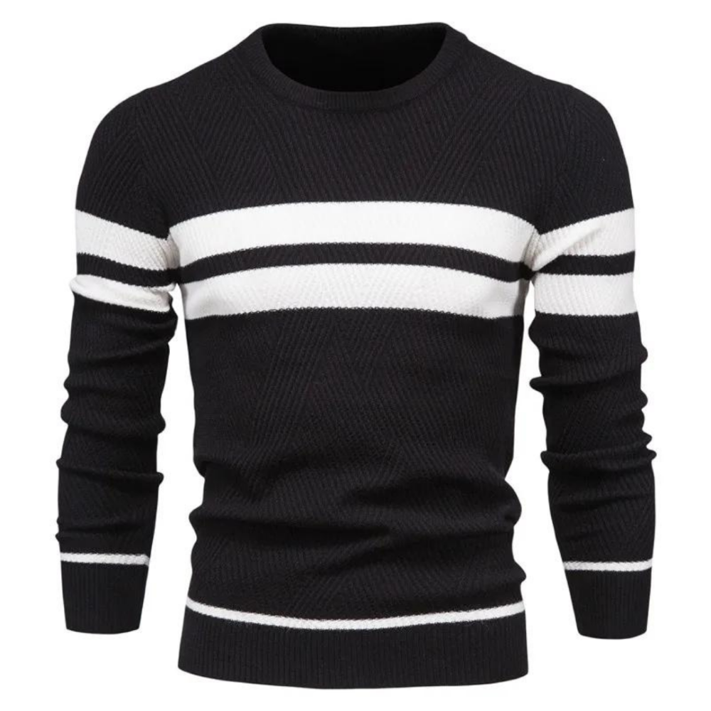 Jersey trenzado cálido para hombre. Moderno, confortable y perfecto para el invierno.