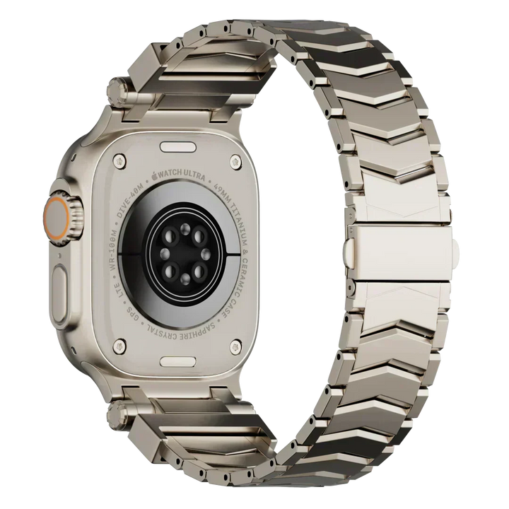 Correa de titanio unisex para reloj, accesorio ligero y elegante.