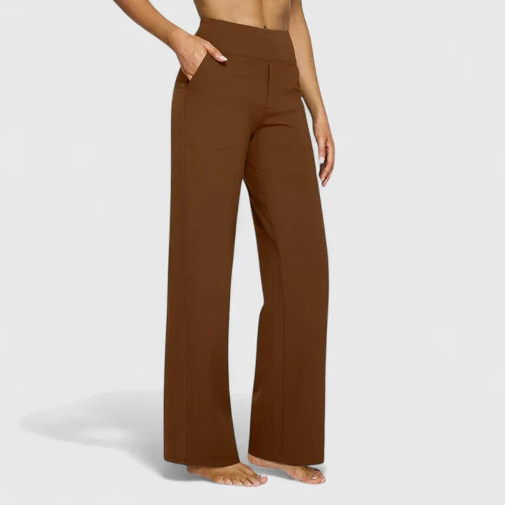 Pantalones anchos de mujer, muy cómodos y versátiles para un look casual o de oficina.