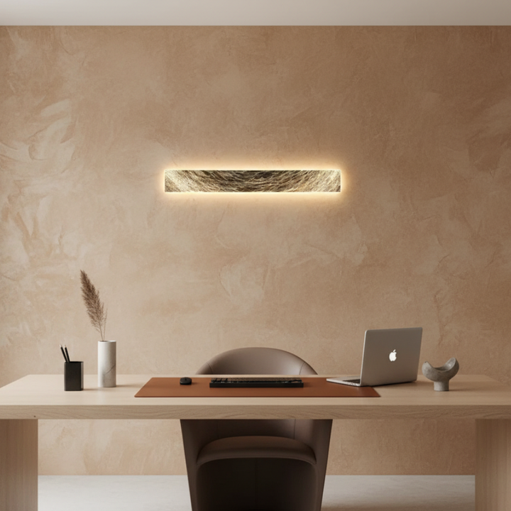 Aplique LED de pared Lunare. Lámpara versátil para cualquier estancia, aportando lujo y un ambiente cálido.