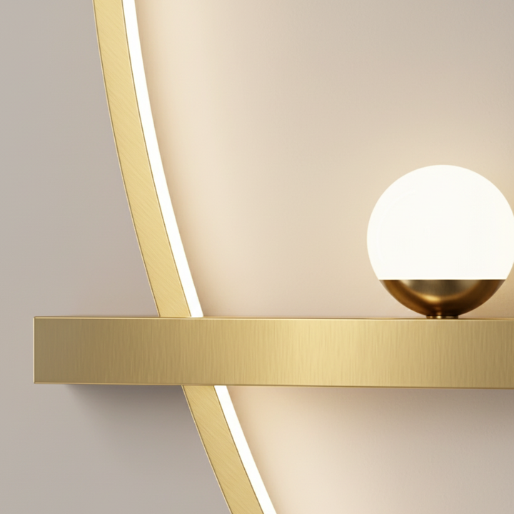 Aplique de pared LED interior, eficiencia energética y estilo moderno para tu hogar.