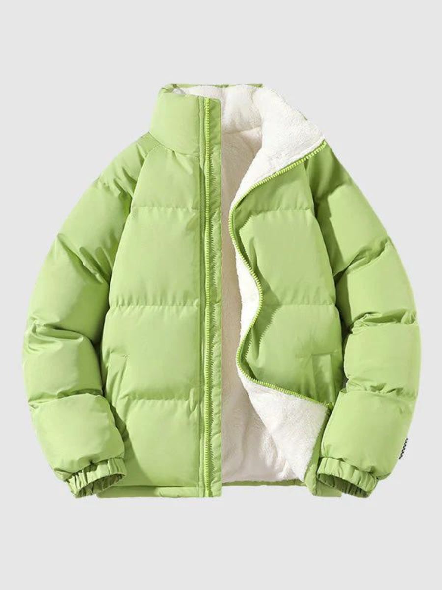 Chaqueta puffer acolchada para hombre, estilo moderno y cálido. Ideal para el invierno.