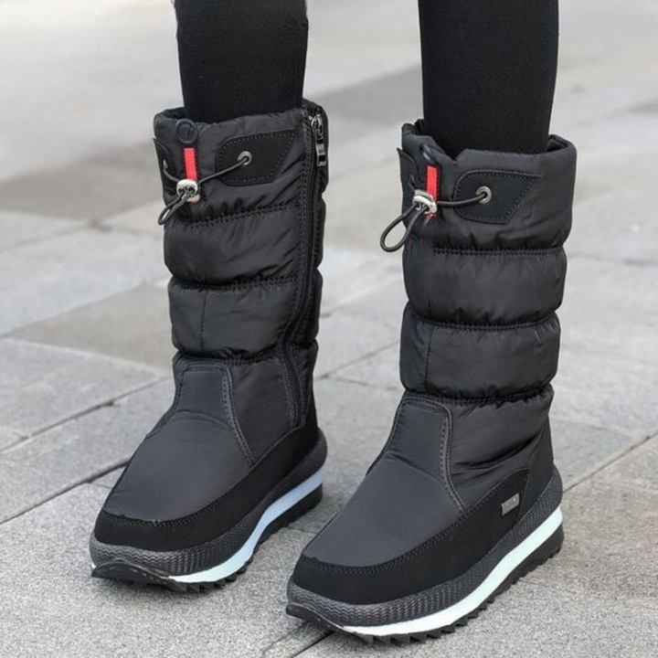 Botas de nieve aisladas y cómodas para mujer, estilo Gresia. Calzado invernal antideslizante.