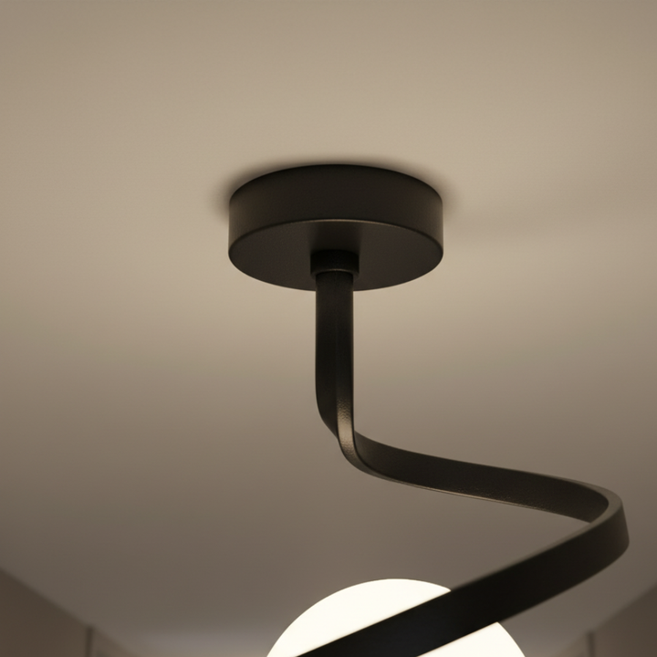Iluminación LED brillante con halo de luz, lámpara de techo slim, eficiente y moderna para hogar.