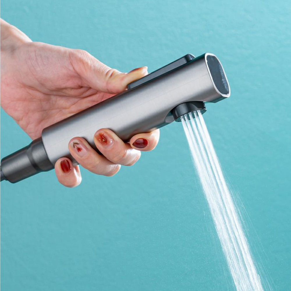 Pulverizador de bidé ajustable para pared, ideal para higiene y limpieza del baño. Acabado cobre.