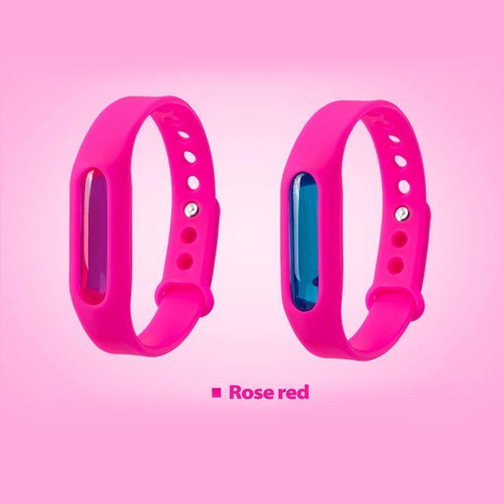 Pulsera repelente mosquitos familiar. Protección natural anti-insectos para el verano en exterior.