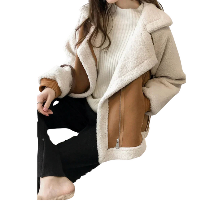 Chaqueta de invierno para mujer, corte moderno y entallado. Abrigo elegante y cálido, ideal para un look casual chic.