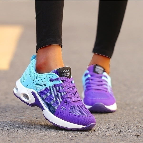 Zapatillas deportivas de mujer, transpirables y ligeras. Con malla flexible, perfectas para caminar y uso diario.