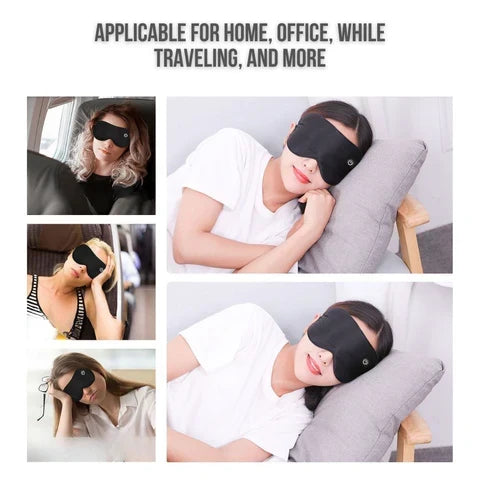 Mascarilla de calor para ojos. Alivia tensión ocular, sequedad y promueve la relajación y el descanso.
