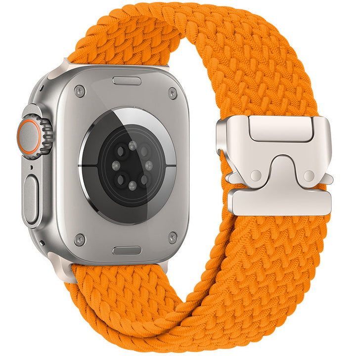 Correa de smartwatch nylon trenzado, ajuste rápido, comodidad unisex para cualquier actividad.