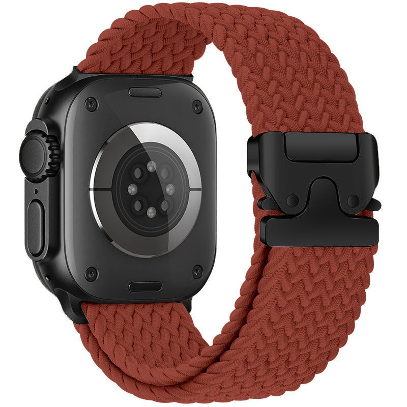 Correa de nylon trenzado unisex, accesorio versátil para personalizar tu smartwatch.