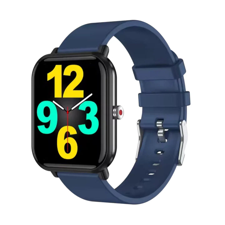 Reloj inteligente unisex negro, monitor de actividad deportiva: Registra pasos, calorías y distancia.