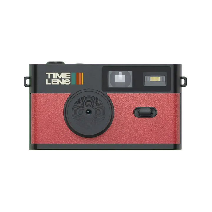 Cámara retro con autonomía USB-C y filtros vintage. Estilo retro para fotografía creativa.