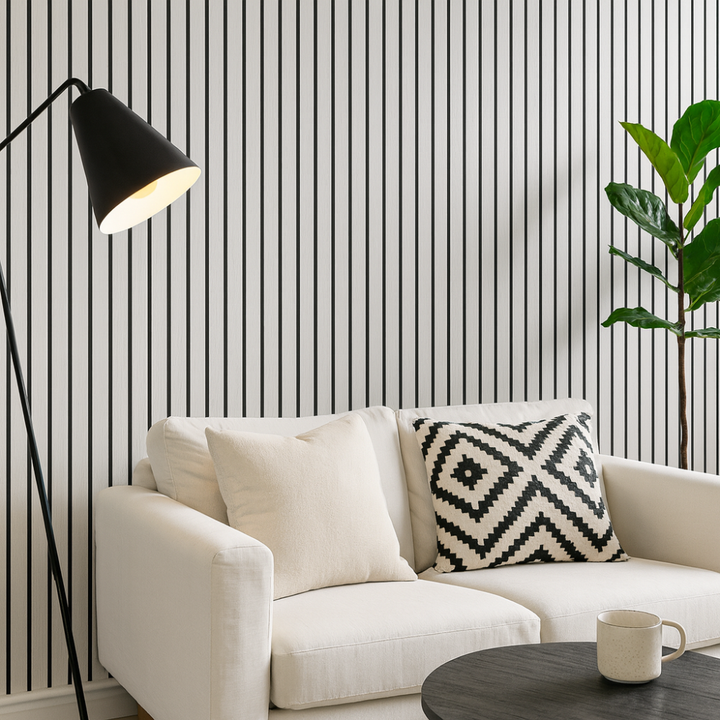 Revestimiento de pared PVC 3D imitación madera, autoadhesivo e impermeable, para baños y cocinas.