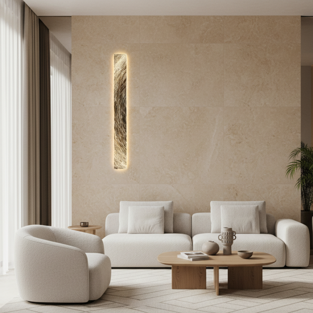 Luz LED Lunare. Aplique de pared moderno que ilumina con eficiencia, dando un toque de lujo a tu decoración.
