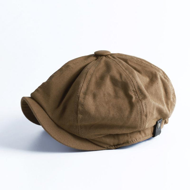 Sombrero de hombre boina flatcap, estilo retro-vintage. Elegante accesorio para un look casual.