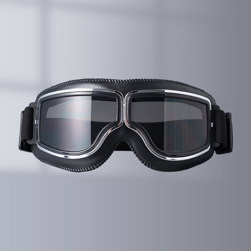 Disfruta la conducción con gafas vintage de motocicleta, máxima protección y un toque retro.