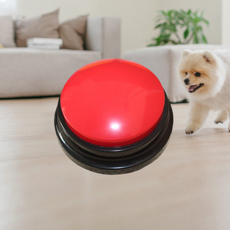 Comunicación innovadora para mascotas: botón grabador de voz para perros y gatos de ABS.