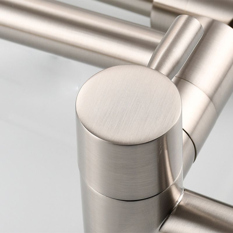 Grifo de cocina moderno de pared, control fácil con manija única, doble salida.