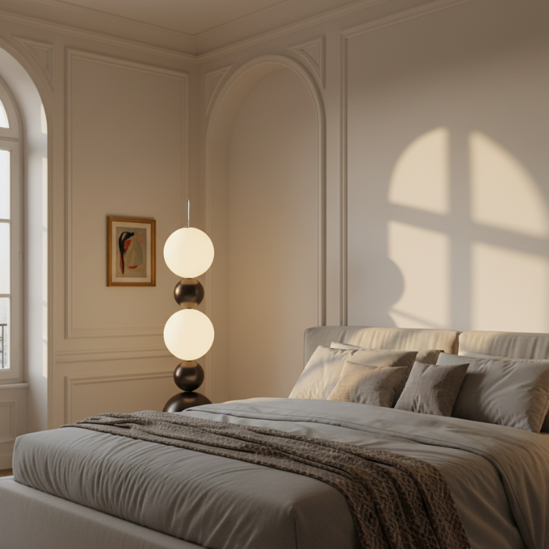 Lámpara de pie LED Calura. Diseño de calabaza, luz ambiental para sala de estar y dormitorio.