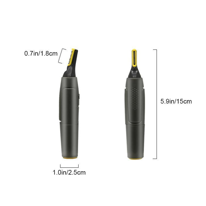 Cortadora fácil de usar para vello de nariz y oídos, aseo personal higiénico y rápido.