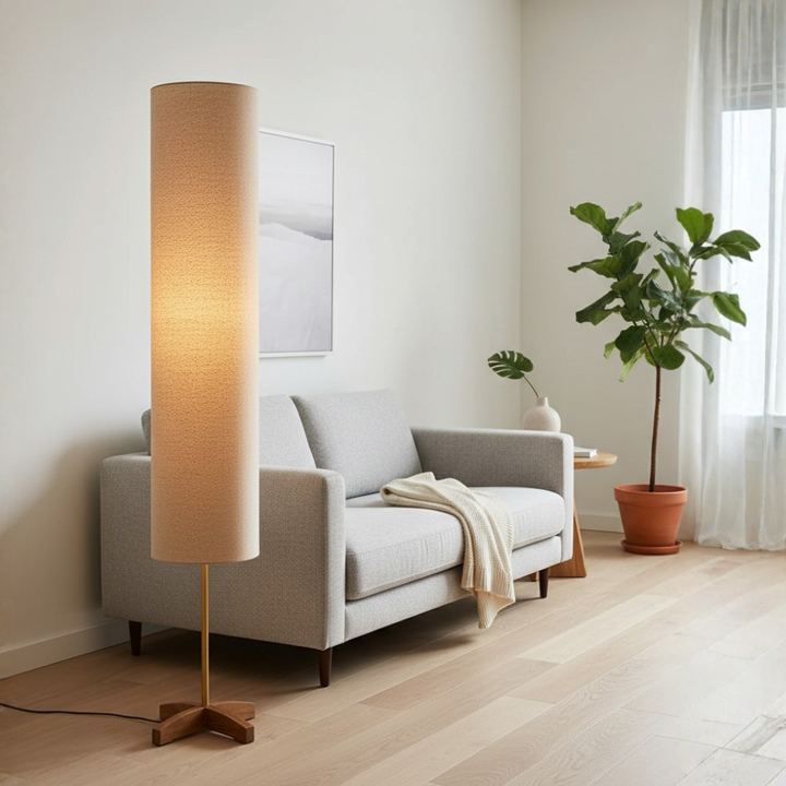 Lámpara Nomi moderna para dormitorio. Ofrece luz ambiental y realza la decoración con su estilo único.