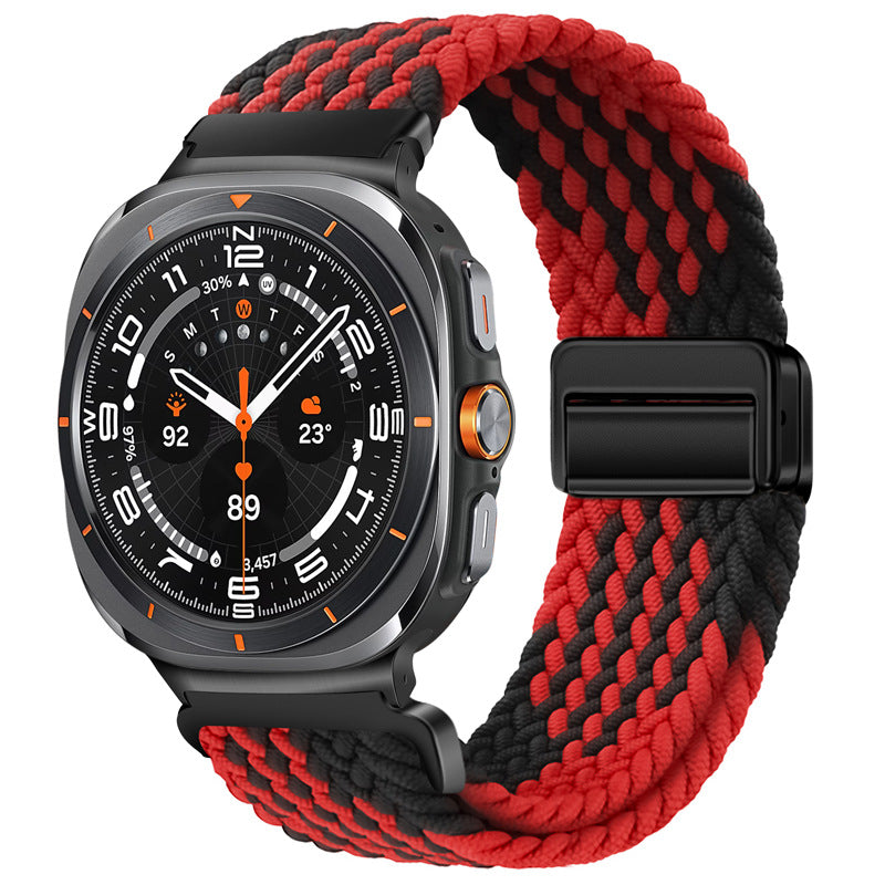 Accesorios para reloj: correa magnética unisex de nailon 47mm. Duradera y elástica.
