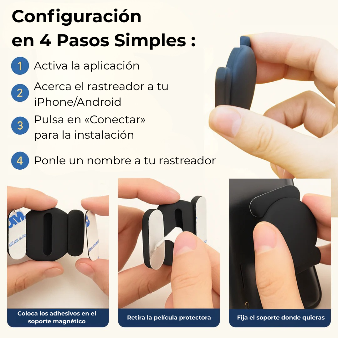 Rastreador GPS para coches y motos. Compatible con Android e iOS para máxima seguridad antirrobo.
