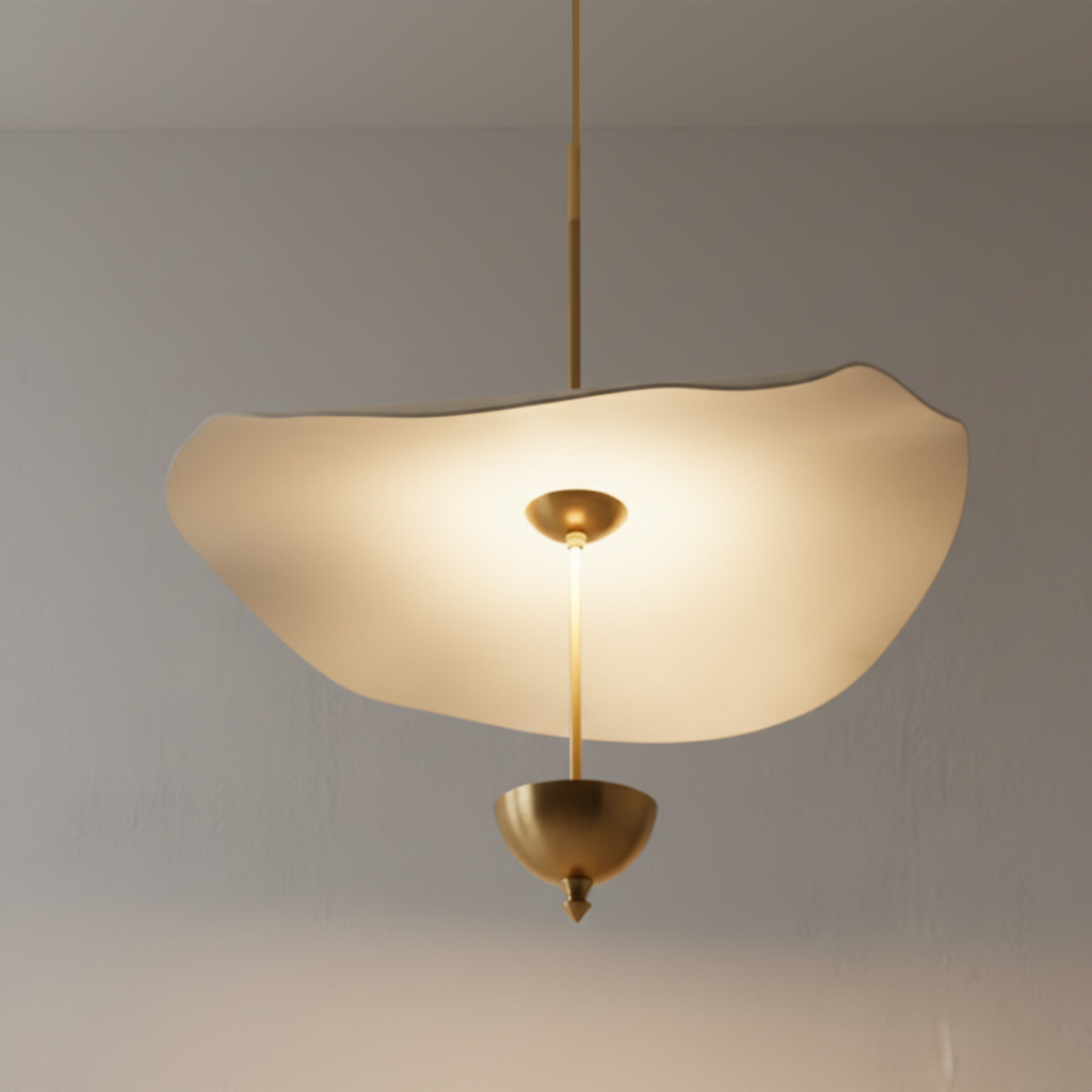 Lámpara LED ajustable Lotus, iluminación colgante contemporánea para un hogar con estilo.
